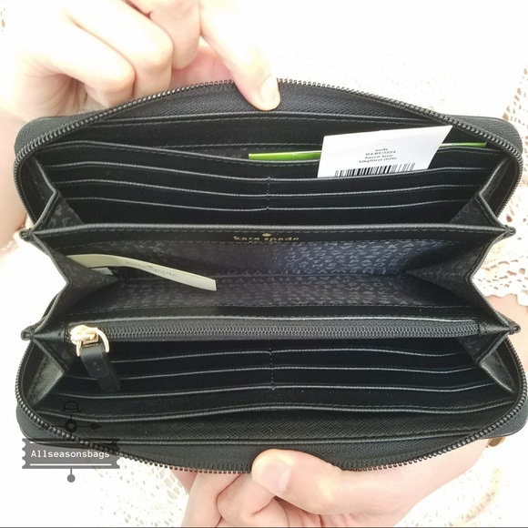 Kate spade HANI Haven Lane striped NEDA Wallet NWT - Picture 6 of 7